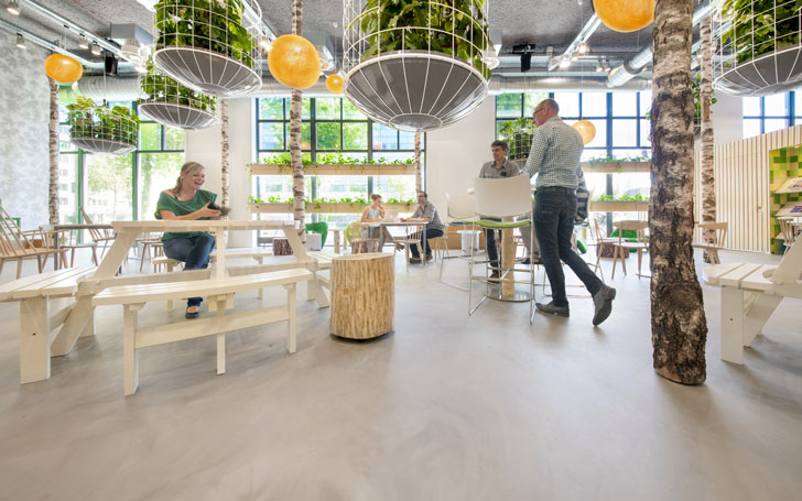 green design, eco design, sustainable design, CUBE Architects, t'Park, indoor park, green space Amsterdam, public plaza Amsterdam