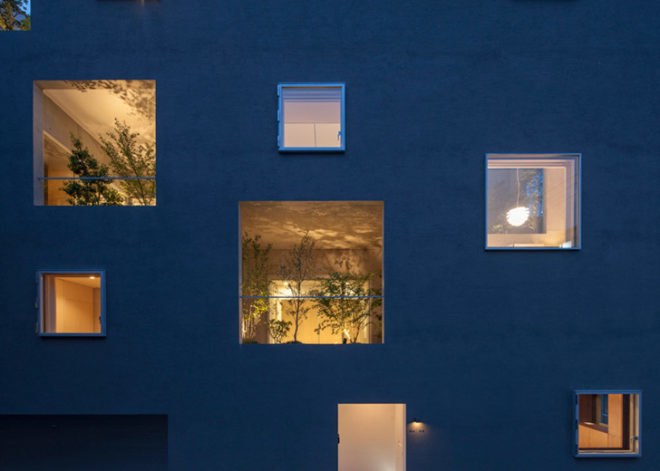 House-K Tokyo, interior gardens, residential architecture Tokyo, Japanese architects, K2YT architecture, Japanese architecture, natural light, exposed concrete house