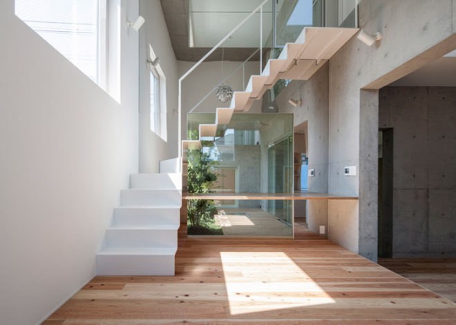 House-K Tokyo, interior gardens, residential architecture Tokyo, Japanese architects, K2YT architecture, Japanese architecture, natural light, exposed concrete house