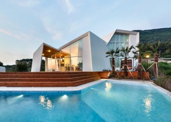 Atelier Chang, Knot Houses, Geoje, South Korea, architecture, South Korean architecture,reinforced concrete, ecological lifestyle, knotted structure, outdoor gardens, resort design