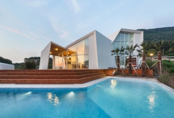 Atelier Chang, Knot Houses, Geoje, South Korea, architecture, South Korean architecture,reinforced concrete, ecological lifestyle, knotted structure, outdoor gardens, resort design