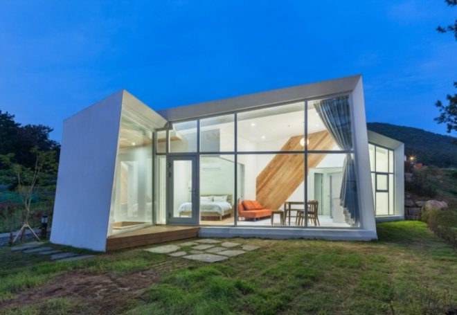 Atelier Chang, Knot Houses, Geoje, South Korea, architecture, South Korean architecture,reinforced concrete, ecological lifestyle, knotted structure, outdoor gardens, resort design