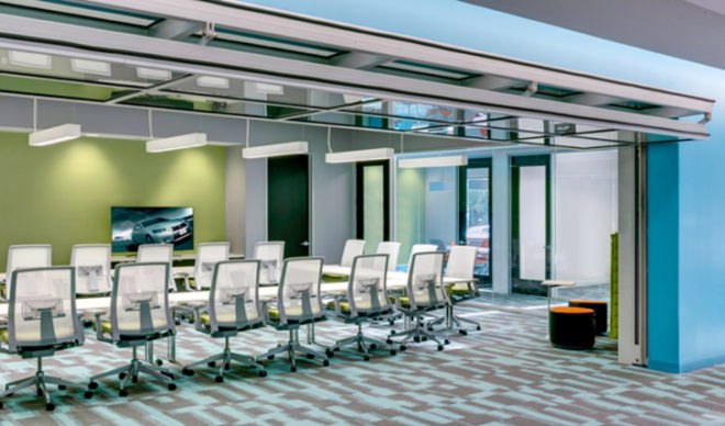 lexus, lexus plug in, lexus hybrid, ware malcomb design firm, ware malcomb, lexus Parsippany training facility, lexus leed certification, lexus leed platinum certification, warehouse leed certification, warehouse conversion, lexus training facility, jll construcation management, energy efficiency, green design, green interior design, us green buildings council