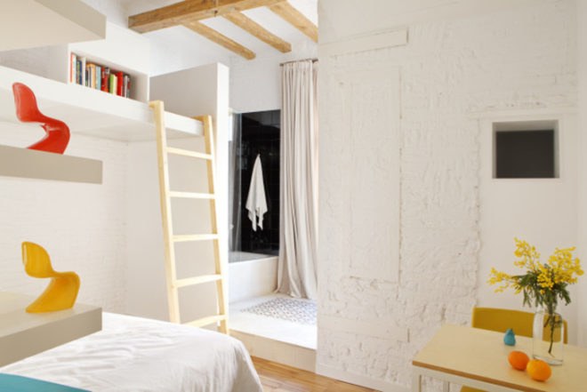 green design, eco design, sustainable design, Miel Arquitectos, Studio P10, tiny living, Barcelona Apartment