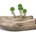 Great mushrooming, Yukio Takano, led lights, green lamps, reclaimed wood, reclaimed wood lamps, mushroom lamps, mushrooms, LED, low-energy lighting, sustainable design, sustainable lighting, energy-efficient lighting