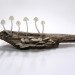 Great mushrooming, Yukio Takano, led lights, green lamps, reclaimed wood, reclaimed wood lamps, mushroom lamps, mushrooms, LED, low-energy lighting, sustainable design, sustainable lighting, energy-efficient lighting
