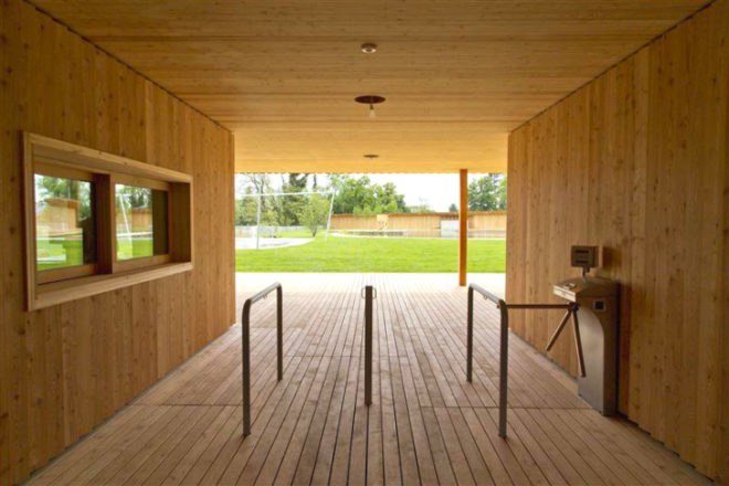 Naturbad Riehen, Herzog & de Meuron, switzerland, natural swimming pool, riehen, chlorine-free swimming pool, swimming pool