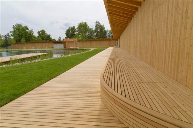 Naturbad Riehen, Herzog & de Meuron, switzerland, natural swimming pool, riehen, chlorine-free swimming pool, swimming pool
