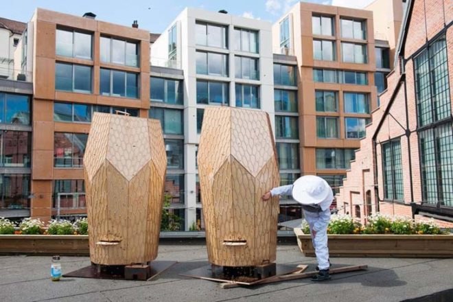 green design, eco design, sustainable design, Snohetta, urban beekeeping, Vulkan Beehives, The Vulkan Project Oslo