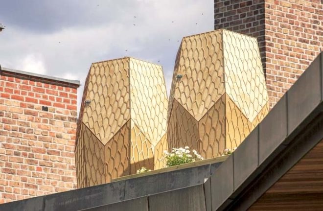 green design, eco design, sustainable design, Snohetta, urban beekeeping, Vulkan Beehives, The Vulkan Project Oslo