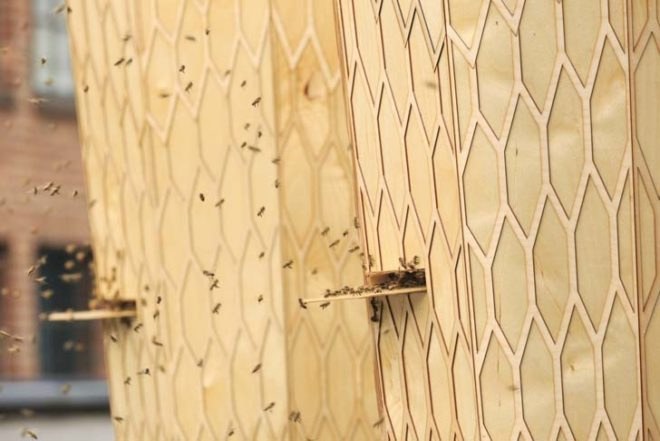 green design, eco design, sustainable design, Snohetta, urban beekeeping, Vulkan Beehives, The Vulkan Project Oslo