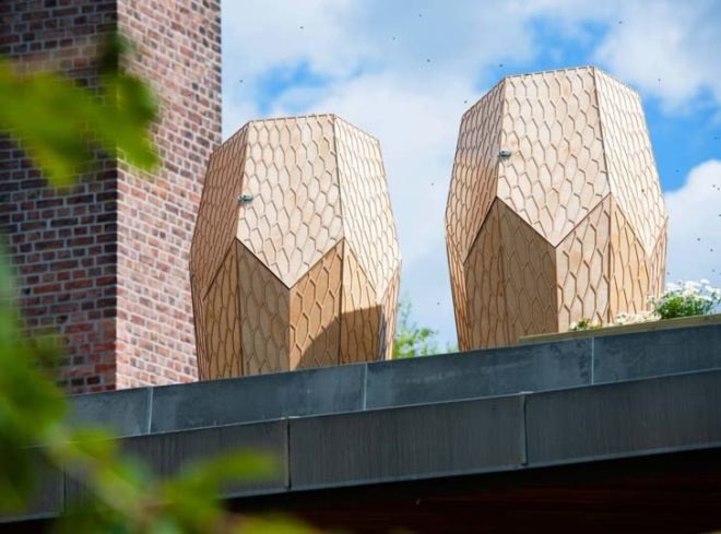 green design, eco design, sustainable design, Snohetta, urban beekeeping, Vulkan Beehives, The Vulkan Project Oslo