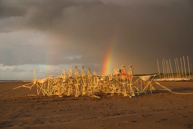 Strandbeest, strandbeest, Theo Jansen, sculptor, sculpture, sculptures, strandbeests, kinetic sculpture, kinetic sculptures, kinetic art, beach, beach art, beach sculptures