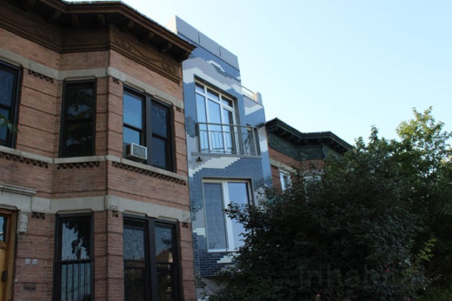 Architect Thomas Paino, Climate Change Row House, architecture, sustainable design, solar energy, LED lighting, resilient design, Queens passive house, passive design, Long Island architecture