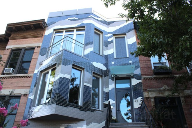Architect Thomas Paino, Climate Change Row House, architecture, sustainable design, solar energy, LED lighting, resilient design, Queens passive house, passive design, Long Island architecture