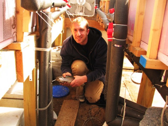 Aquaponics, cold weather aquaponics, aquaponic, DIY aquaponics, cold weather aquaponics, cold climate aquaponics, fish, fish tank, aquaponic vegetables, fridge aquaponics