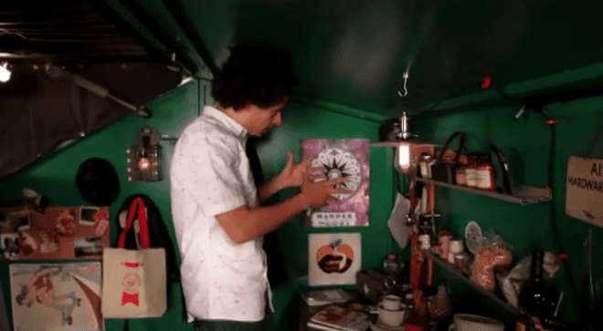 deke's dumpster house, 2 broke girls, 2 broke girls dumpster house, deke 2 broke girls, deke's house, deke dumpster, tiny homes, tiny house, dumpster house, tiny living, small living, eric andre