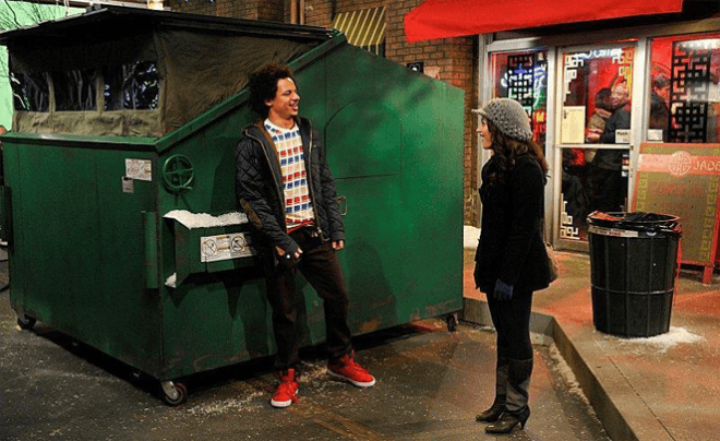 deke's dumpster house, 2 broke girls, 2 broke girls dumpster house, deke 2 broke girls, deke's house, deke dumpster, tiny homes, tiny house, dumpster house, tiny living, small living, eric andre