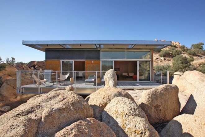 o2 Architecture, Prefab, energy-efficient, Bluesky Home, flat-packed, Blue Sky Homes LLC, Mojave Desert,