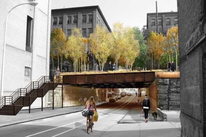 High line, high line inspired parks, high line copy cats, parks inspired by the high line, elevated parks, high line-style parks, elevated greenways, railways parks, reading viaduct project, the goods line, bloomingdale trail, lowline, Queensway, hofbogen, linear park, landscape architecture