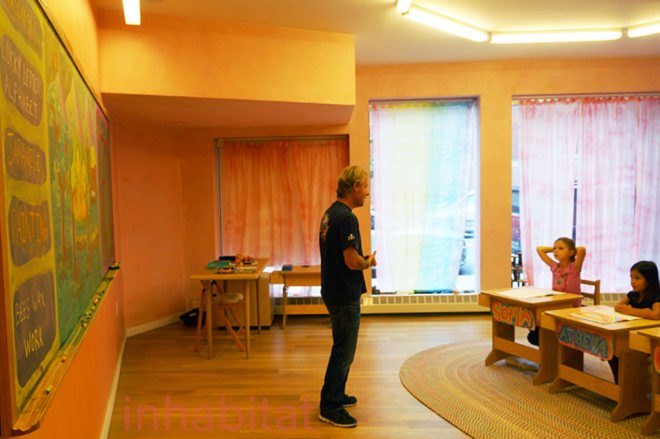 green design, Waldorf School, Steiner School, New Amsterdam School, 62 Avenue B, New York City Waldorf School, Manhattan Waldorf School, East Village Waldorf School, Waldorf School design