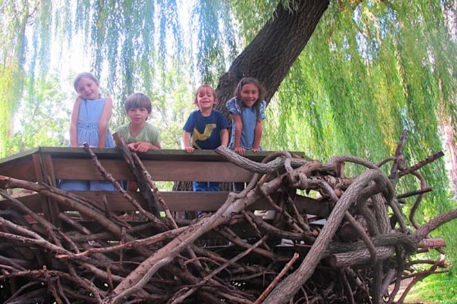 El Jardin, Treehouse, Waldorf Treehouse, green design, Waldorf School, Steiner School, New Amsterdam School, 62 Avenue B, New York City Waldorf School, Manhattan Waldorf School, East Village Waldorf School, Waldorf School design