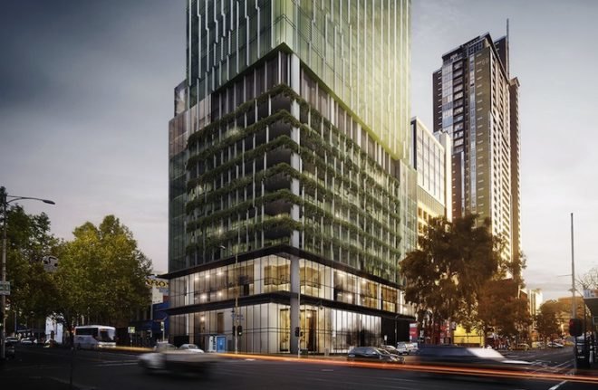 elenberg fraser, victoria one, melbourne, victoria, botanic, melbourne tallest tower, mixed use, residential tower, sun shades, victoria landscapes, residential unit, victoria residential tower