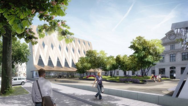 Geneva Ethnography Museum, Zurch-based architects, Graber Pulver Architekten, MEG Geneve, green renovation, museum design, museum facade, facade design, exhibition spaces, underground museums, Hager landscape, landscape architecture