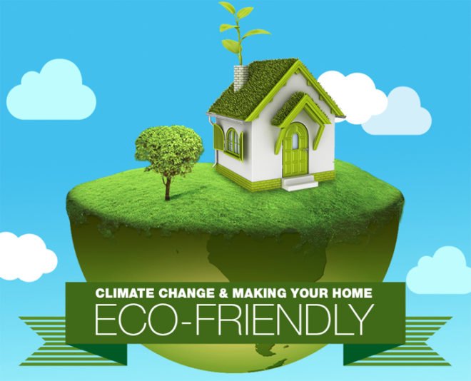 Infographic, infographic, changes, small changes, home changes, eco-friendly, environmental change, climate change, cleaning products, water, clean water, greenhouse gas, greenhouse gas emissions, emissions, CFC, light bulbs, lightbulbs, Canadian Residential Inspection Services