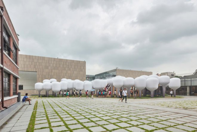 Moon Ji Bang, inflatable mushrooms, Shinseon Play, National Museum of Modern and Contemporary Art,