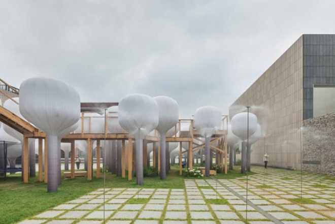 Moon Ji Bang, inflatable mushrooms, Shinseon Play, National Museum of Modern and Contemporary Art,
