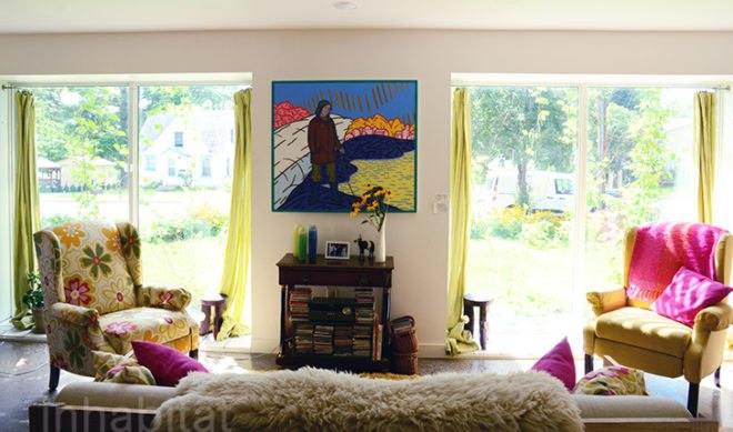 Passivhaus, Passive House, passive design, solar power, energy plus, NewenHouse, Sonya NewenHouse, Madison Environmental Group, green design, sustainable design, eco-design, stuga, wood-fired stove, natural light, daylighting, energy-efficiency, Viroqua, Wisconsin, house heated with hair dryer energy equivalent, cold climates, passive house in cold climates, passive house kits,