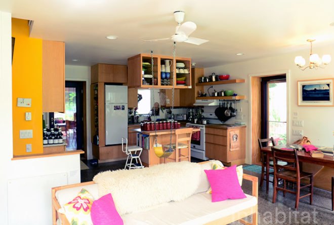 Passivhaus, Passive House, passive design, solar power, energy plus, NewenHouse, Sonya NewenHouse, Madison Environmental Group, green design, sustainable design, eco-design, stuga, wood-fired stove, natural light, daylighting, energy-efficiency, Viroqua, Wisconsin, house heated with hair dryer energy equivalent, cold climates, passive house in cold climates, passive house kits,