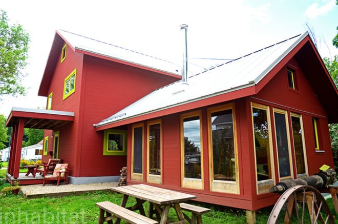 Passivhaus, Passive House, passive design, solar power, energy plus, NewenHouse, Sonya NewenHouse, Madison Environmental Group, green design, sustainable design, eco-design, stuga, wood-fired stove, natural light, daylighting, energy-efficiency, Viroqua, Wisconsin, house heated with hair dryer energy equivalent, cold climates, passive house in cold climates, passive house kits,