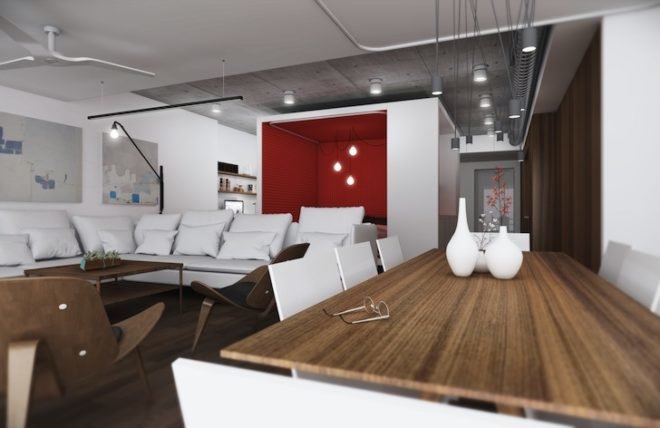 Graham Hill, Lifeedited, Toronto, LEED Gold, cube within a cube, transformable space, multifunctional space, transformable living unit, space maximizing, rc3, river city 3, Saucier + Perrotte, urban capital, smart house, graham hill collection
