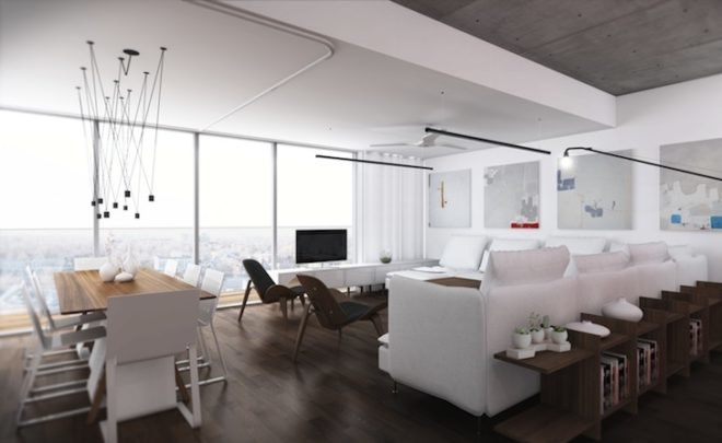 Graham Hill, Lifeedited, Toronto, LEED Gold, cube within a cube, transformable space, multifunctional space, transformable living unit, space maximizing, rc3, river city 3, Saucier + Perrotte, urban capital, smart house, graham hill collection