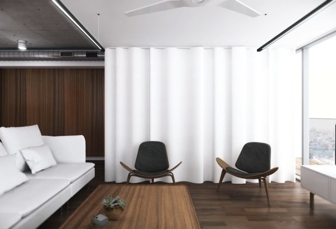 Graham Hill, Lifeedited, Toronto, LEED Gold, cube within a cube, transformable space, multifunctional space, transformable living unit, space maximizing, rc3, river city 3, Saucier + Perrotte, urban capital, smart house, graham hill collection