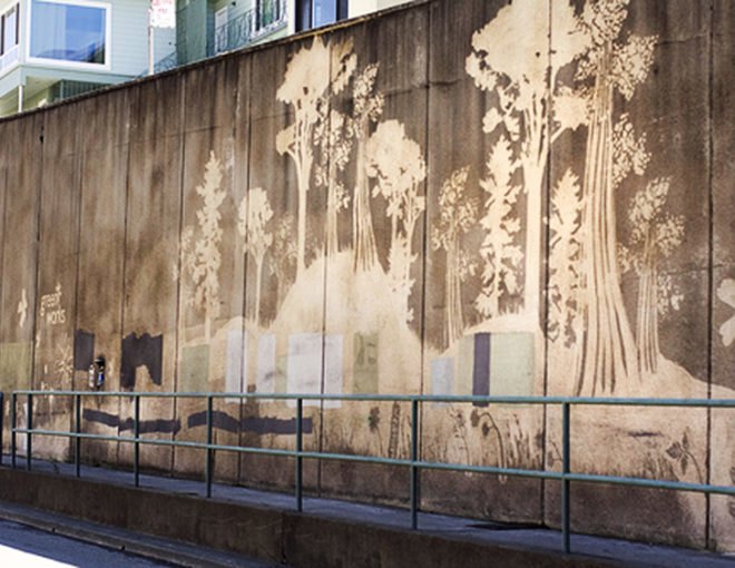 Reverse graffiti, reverse graffiti art, dirt graffiti, grime graffiti, clean graffiti, graffiti, Moose (Paul Curtis), Alexandre Orion, Drin Cortes, Ruth Feeney, and Tarryn Raffan, urban graffiti, urban art, graffiti artist, street art, street artist, street artists
