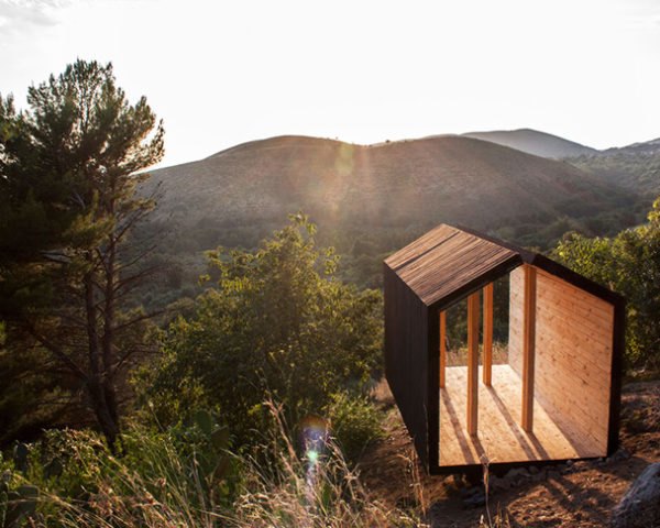 Sa.und.sa architetti, wooden shelter, ESTIA: the hearth room, Italian design, habitable sculpture, architecture workshop