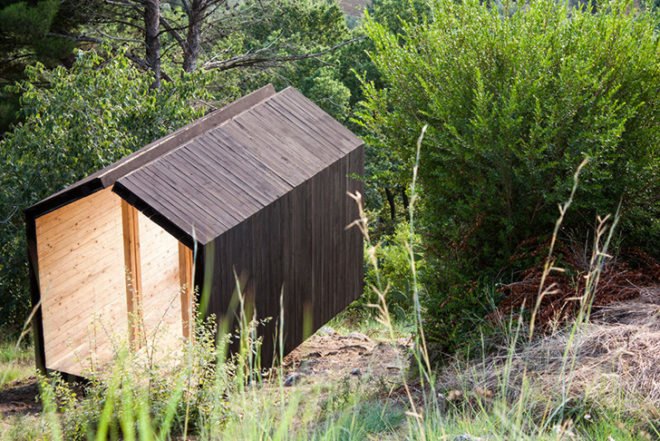 Sa.und.sa architetti, wooden shelter, ESTIA: the hearth room, Italian design, habitable sculpture, architecture workshop