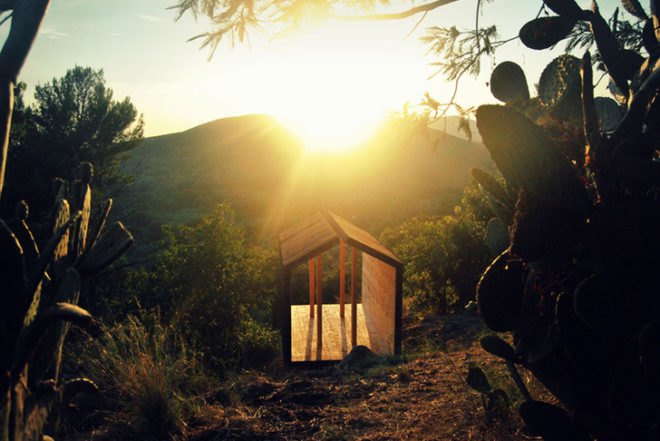 Sa.und.sa architetti, wooden shelter, ESTIA: the hearth room, Italian design, habitable sculpture, architecture workshop