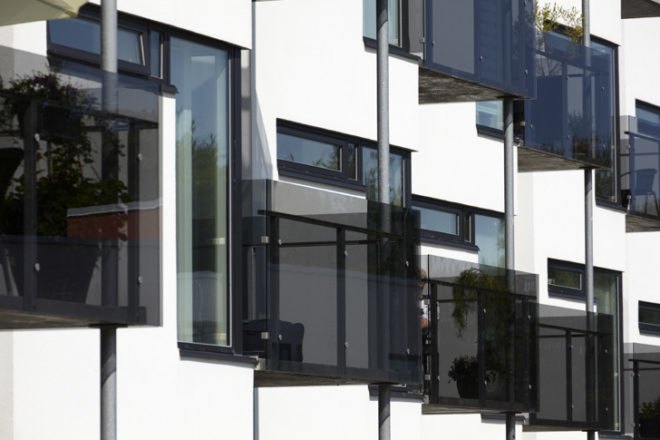Sæby Strand, social housing, C.F. Møller, passive house, passive design, passive heating, solar design, solar panels, Danish architecture, Danish architects, affordable housing, low-income housing
