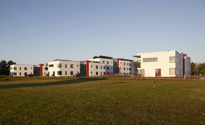 Sæby Strand, social housing, C.F. Møller, passive house, passive design, passive heating, solar design, solar panels, Danish architecture, Danish architects, affordable housing, low-income housing