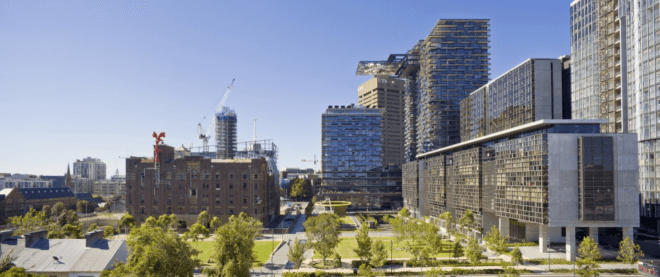 green building, biomimicry, future cities, One Central Park, Sydney, Australia, Jean Nouvel, Patrick Blanc, green wall, vertical garden, urban village, city park, multi-use building