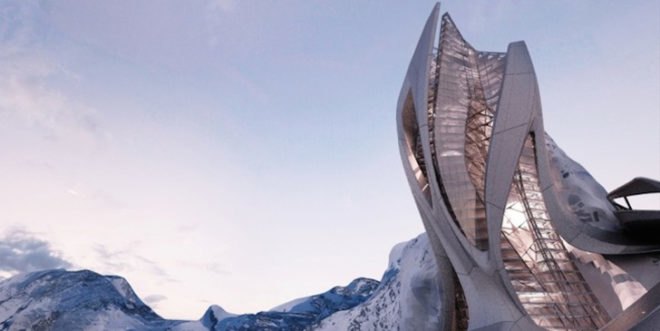 Transformable Antarctic Research Facility, Zaha Hadid, Vienna architecture student, architecture student, student work, research station, Antarctica, transformable architecture, environmental tourism, transportation hub, harsh weather
