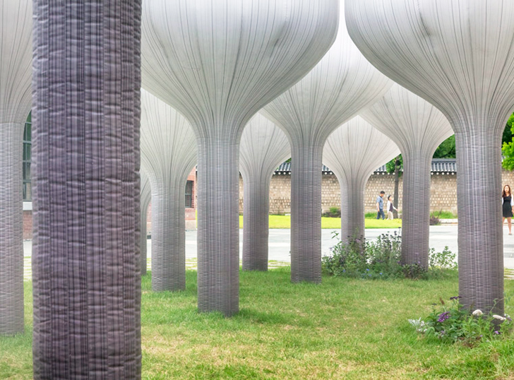 Moon Ji Bang, inflatable mushrooms, Shinseon Play, National Museum of Modern and Contemporary Art,