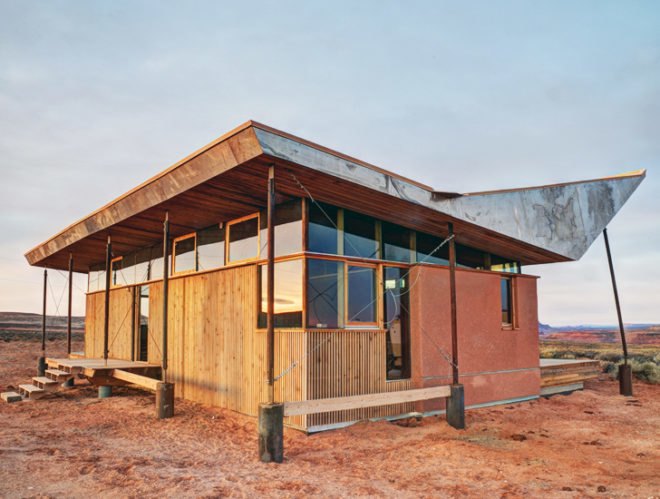Skow Residence, Design Build Bluff, Colorado Building Workshop, student project, desert architecture, university of colorado denver, green home, straw bale home