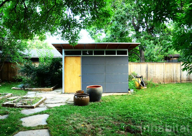 Studio Shed, Jeremy Horgan-Kobelski, Heather Irmiger, prefab shed, prefab design, Boulder, Colorado, Olympic mountain bikers, cycling couple, cycling, green design, sustainable design, eco-design, FSC-certified lumber, solar shed, green shed, backyard shed, stylish shed, prefab shed design,