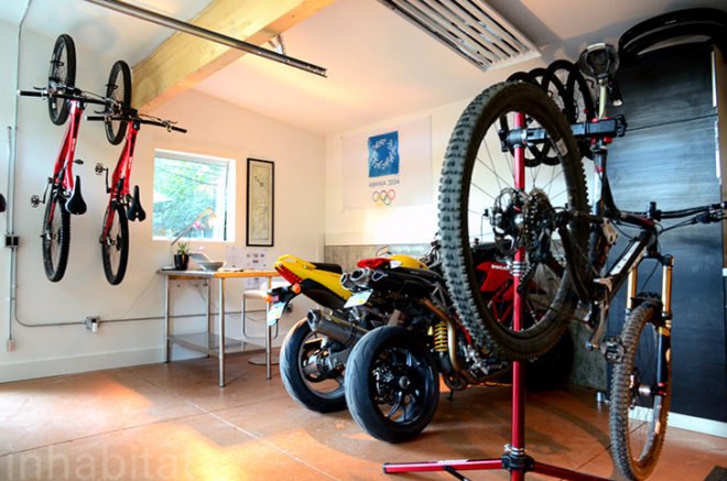 Studio Shed, Jeremy Horgan-Kobelski, Heather Irmiger, prefab shed, prefab design, Boulder, Colorado, Olympic mountain bikers, cycling couple, cycling, green design, sustainable design, eco-design, FSC-certified lumber, solar shed, green shed, backyard shed, stylish shed, prefab shed design,