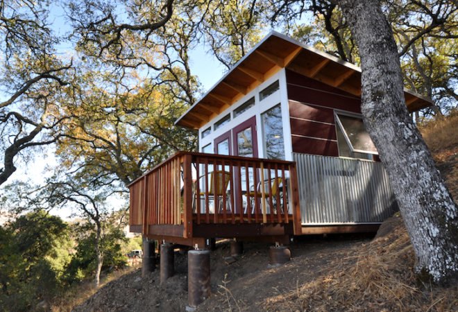Studio Shed, Jeremy Horgan-Kobelski, Heather Irmiger, prefab shed, prefab design, Boulder, Colorado, Olympic mountain bikers, cycling couple, cycling, green design, sustainable design, eco-design, FSC-certified lumber, solar shed, green shed, backyard shed, stylish shed, prefab shed design,
